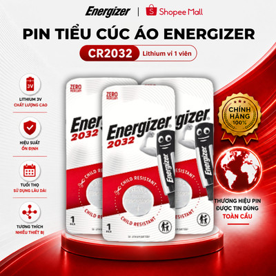 Pin tiểu Energizer Specialty CR2032/CR2025 điện áp 3 vôn, Pin công suất lớn, siêu bền vỉ 1-5 viên - Hàng chính hãng