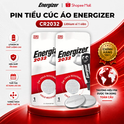 PIN ENERGIZER Specialty E-CR2032, pin tiểu 3 VOLT cho điều khiển, chìa khoá xe - Hàng chính hãng