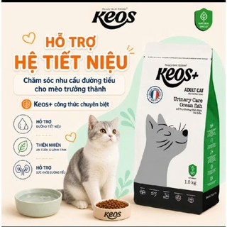 [1.5kg-7kg XÁ] Thức Ăn Hạt Cho Mèo Keos- tiết niệu, búi lông, da lông, mèo già, mèo con, mọi lứa tuổi nhiều vị
