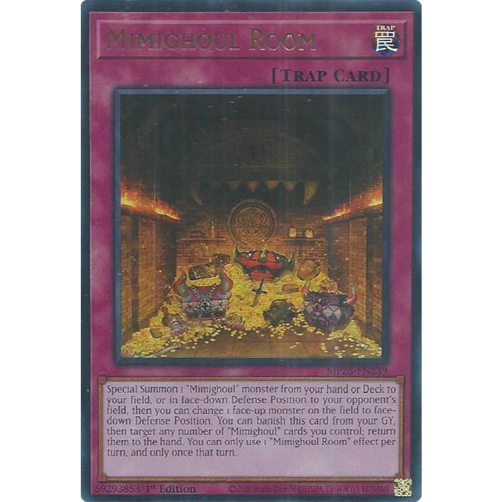 Thẻ Bài Yugioh MP25-EN239 - Mimighoul Room - Trap - Ultra Rare