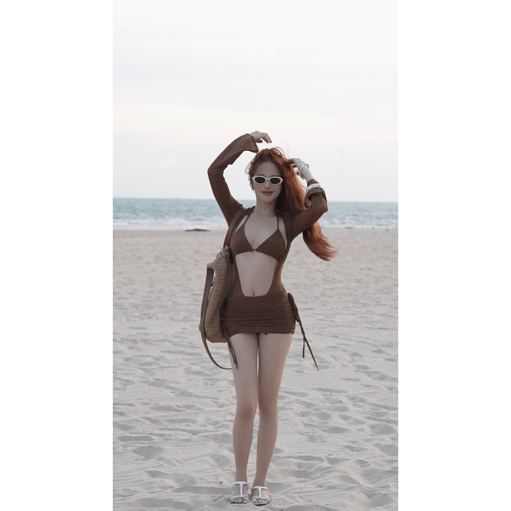 Bikini set nâu 𝐁𝐀𝐆𝐄𝐎