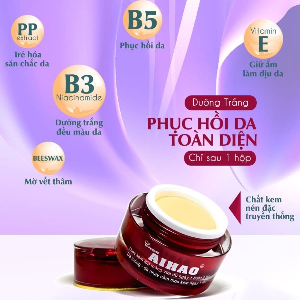 KEM TRẮNG DA MẶT vip 10in1 TÁC DỤNG - AiHao