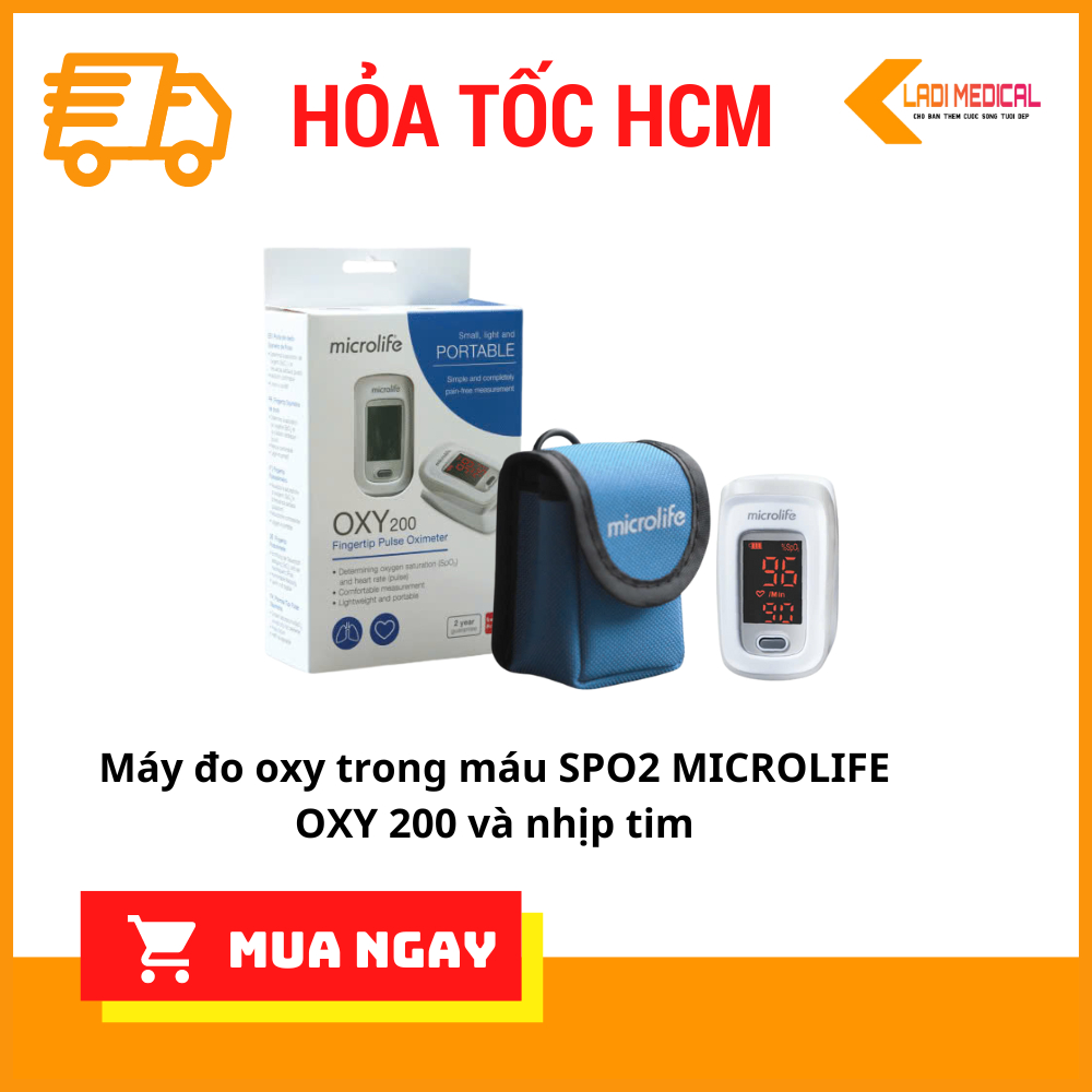 Máy đo nồng độ Oxy trong máu Microlife OXY 200