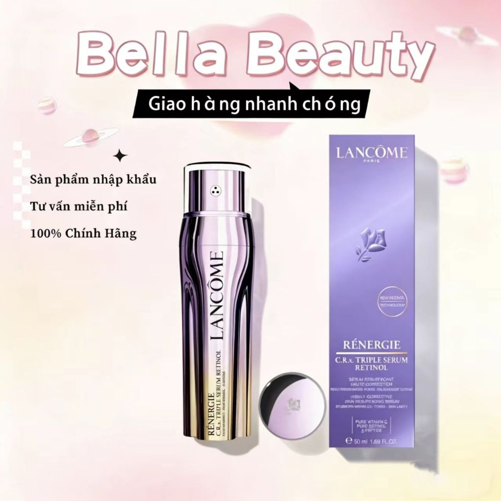 Tinh Chất Tươi 3 Lõi Giúp Da Săn Mịn, Giảm Nếp Nhăn 𝘓𝘈𝘕𝘊𝘖𝘔𝘌 Rénergie C.R.x Triple Serum