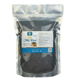 Mè Đen (Vừng Đen) Túi 1Kg NTFood tự nhiên dùng làm sữa hạt, chè, làm bánh & sữa, muối mè, bơ - Nhất Tín Food