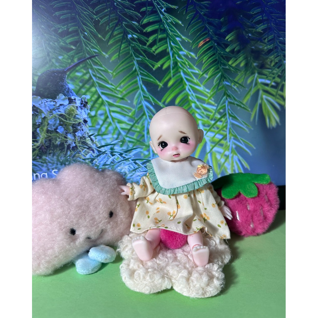 Doll Bánh Gạo 16cm-Búp Bê Handmade Vẽ Thủ Công