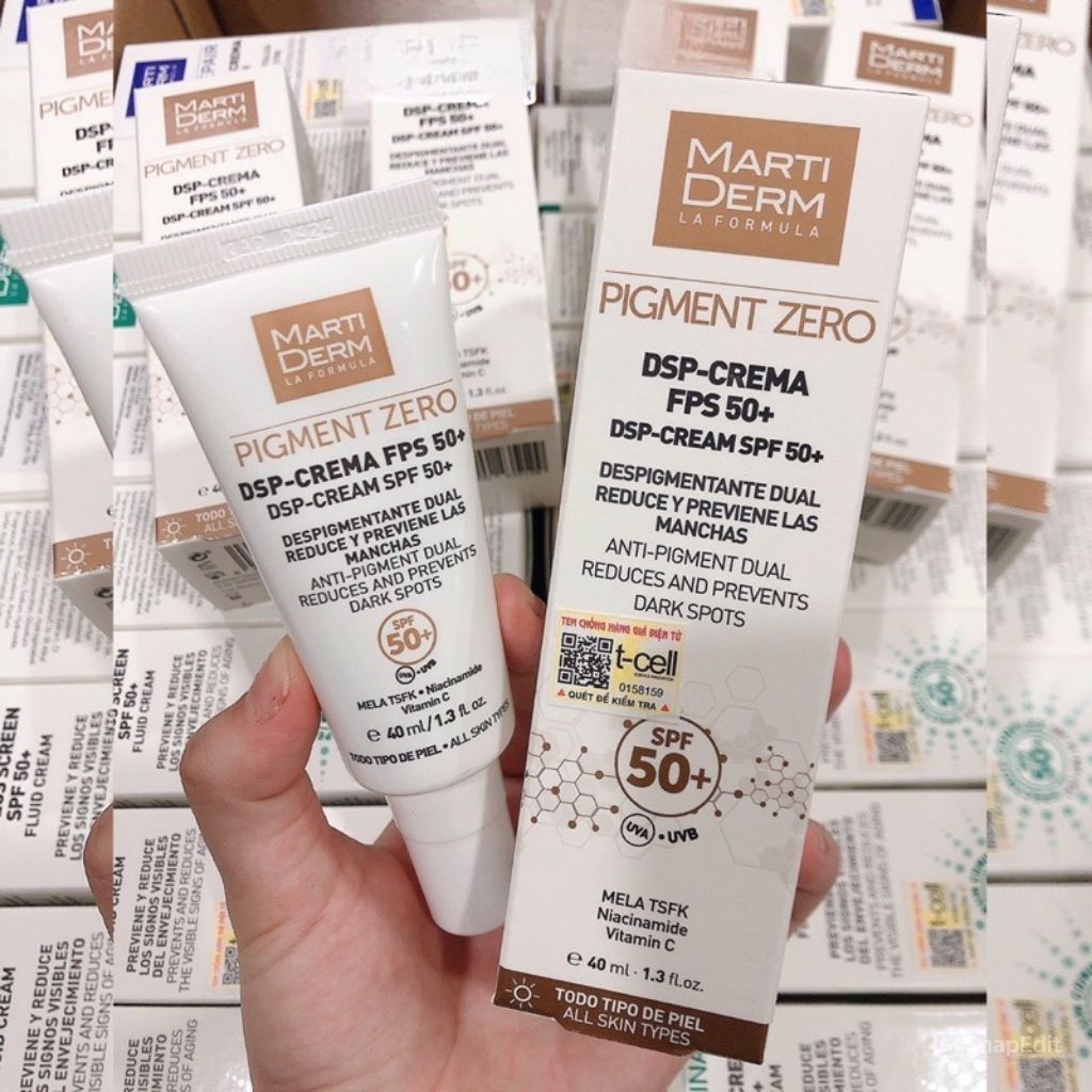 Kem Chống Nắng MartiDerm Pigment Zero DSP SPF50+ 40ml