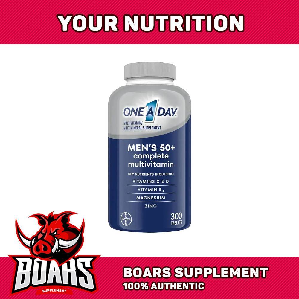 One A Day Men's 50+ Complete Multivitamin Bổ Sung Vitamin Và Khoáng Chất Hằng Ngày