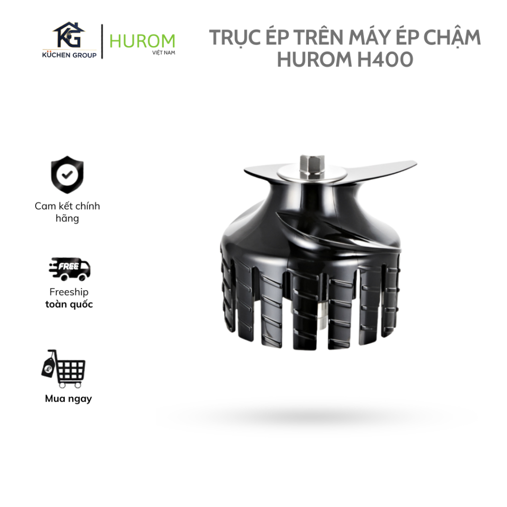 [HUROM] Phụ kiện trục ép trên máy ép chậm H400