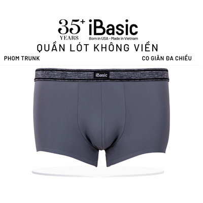 Quần lót nam iBasic trunk không lộ viền thoáng mát mềm mịn PANM125