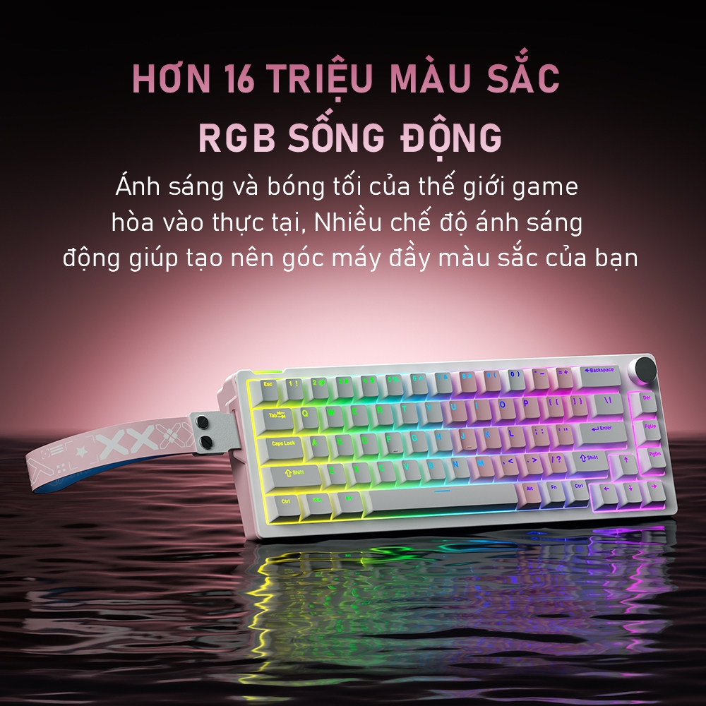 FURYCUBE V68 Bàn Phím Cơ Gaming 68%, RGB, Hotswap, 1kHz, Anti-Ghosting, FPS Esports, Tặng Keycap DIY | BigBuy360 - bigbuy360.vn