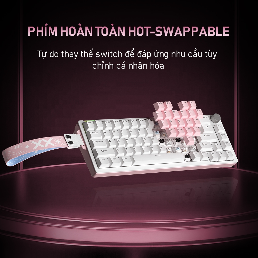 FURYCUBE V68 Bàn Phím Cơ Gaming 68%, RGB, Hotswap, 1kHz, Anti-Ghosting, FPS Esports, Tặng Keycap DIY | BigBuy360 - bigbuy360.vn