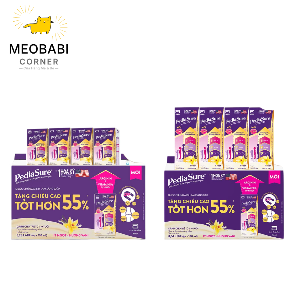 Sữa công thức pha sẵn Pediasure 110ml/180ml