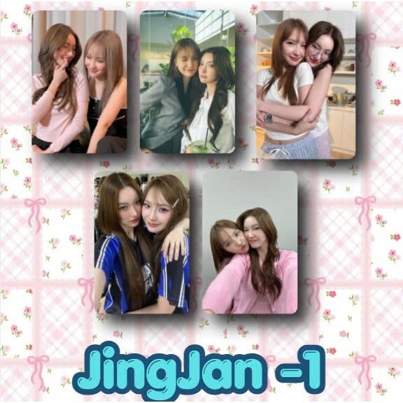 Set 5 Card bo góc ép nhựa JingJan Couple GL Thái Lan 2026
