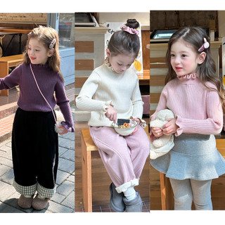 63:C3 Áo len dài tay giữ ấm cho bé hàng quảng châu hãng AMBB.Kids cao cấp