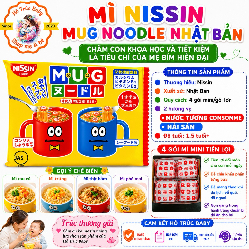 Mỳ Mug cho bé - Nội địa Nhật