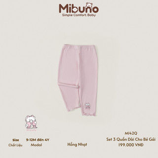 Set 3 Quần DQ cho Bé Gái Mibuno