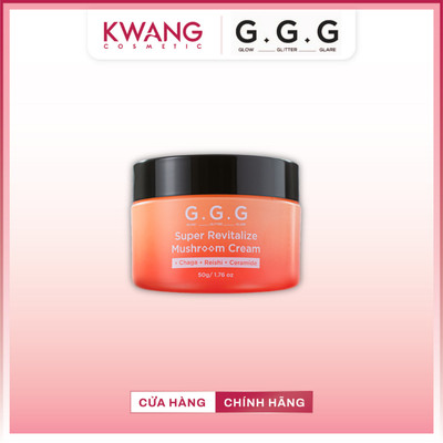 Kem dưỡng G.G.G Super Revitalize Mushroom Cream cấp ẩm chuyên sâu, phục hồi và tái tạo da 50g