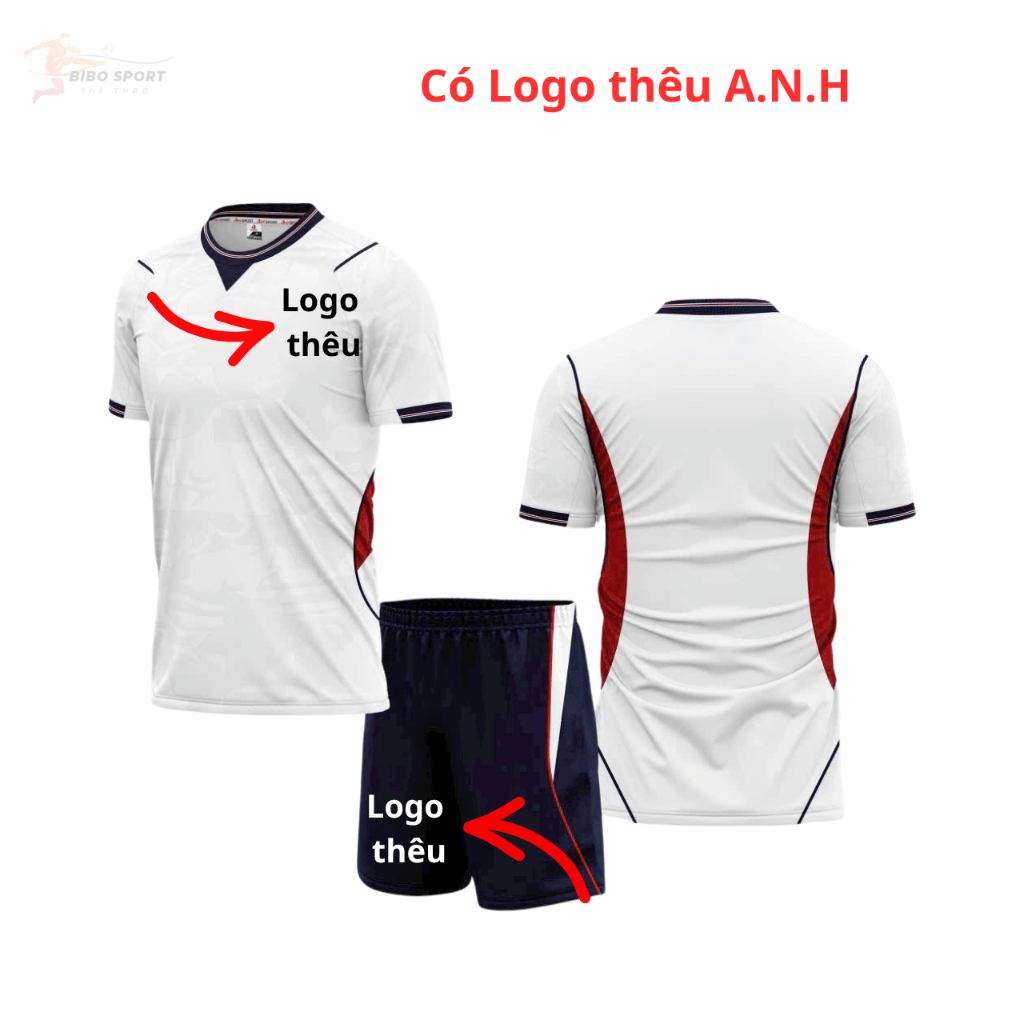 Quần Áo Bóng Đá Anh TRẮNG 25/26 - Vải Mè HP – In Tên Số Theo Yêu Cầu BIBO SPORT