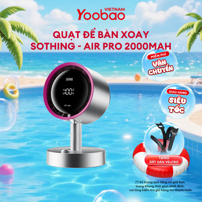 Quạt để bàn xoay tản nhiệt SOTHING - Air Pro | Bảo hành 12 Tháng