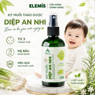 Xịt muỗi Sốt Xuất Huyết Diệp An Nhi - Phòng xua đuổi muỗi Aedes, làm dịu vết đốt trên da