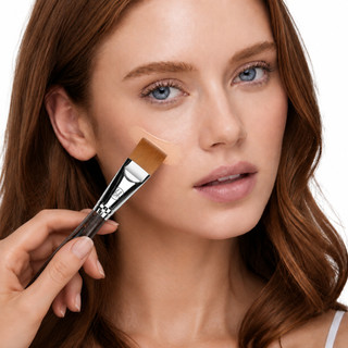 Cọ Dàn Nền Tán Kem Lót Bh Cosmetics Foundation Brush BH019 Đầu Dẹt Tán Nền Mỏng Mịn
