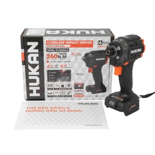 [SIÊU PHẨM 2026] Máy Chuyên Vít Búa Hukan Lực 260Nm Dùng Pin 21V động cơ Brushless.