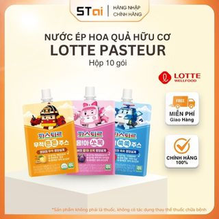 Nước Ép Hoa Quả Hữu Cơ Lotte- Nhập Khẩu Hàn Quốc- Xách 10 Gói