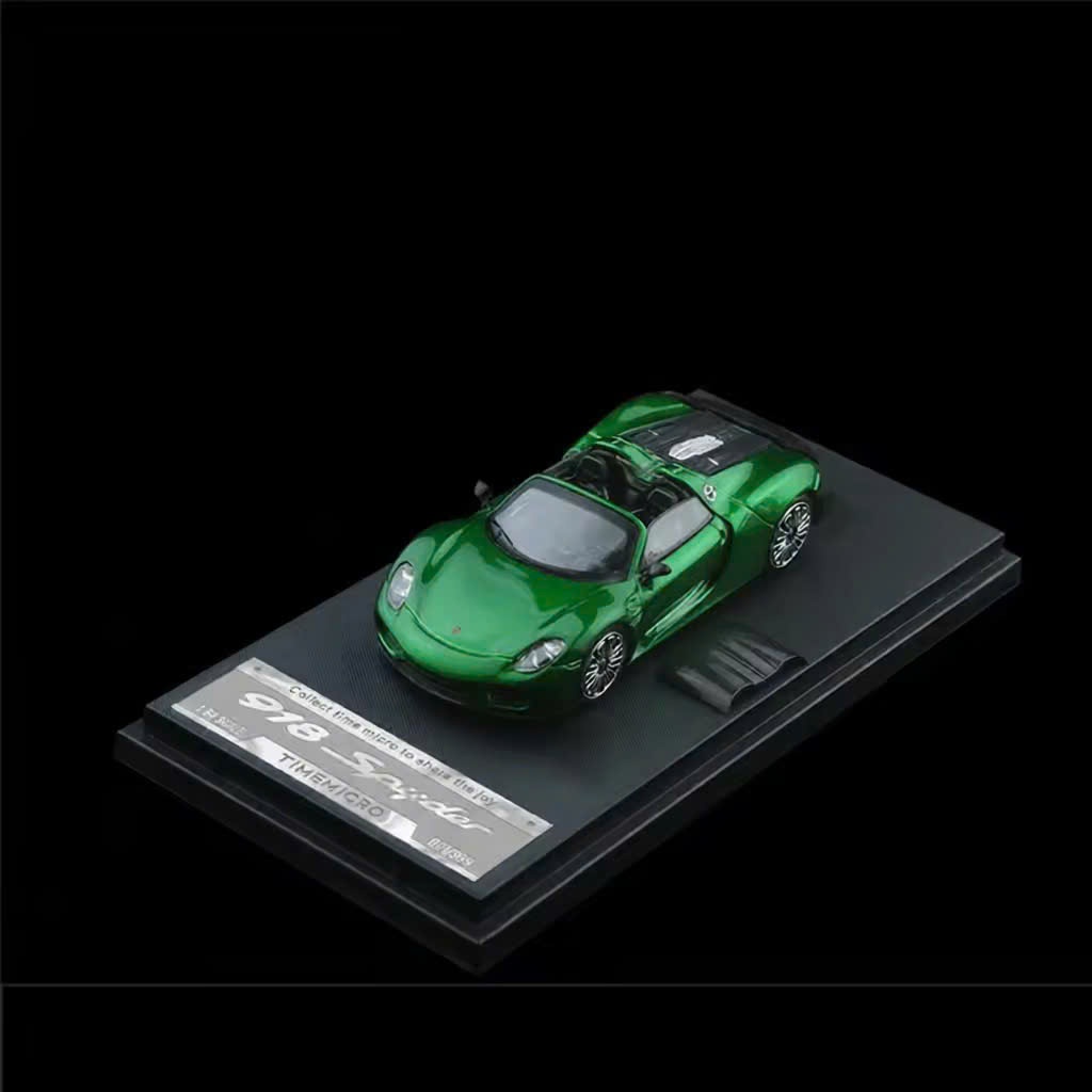 Mô Hình Xe TimeMicro Porsche 918 Spyder 1/64 Chính Hãng