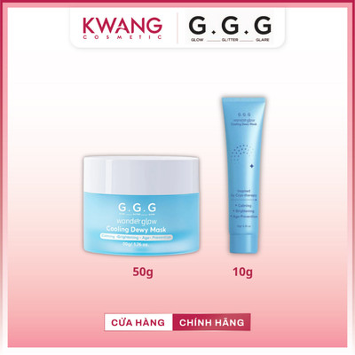 Mặt nạ G.G.G Wonder Glow Cooling Dewy Mask làm lạnh, dịu da giúp da săn chắc căng bóng
