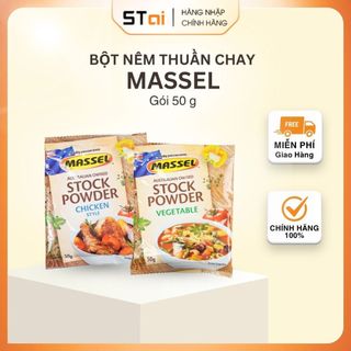 Massel Bột Nêm Sạch Thuần Chay Cao Cấp 50g- Nhập Khẩu Úc Chính Hãng- Không Mì Chính-Không Phụ Gia