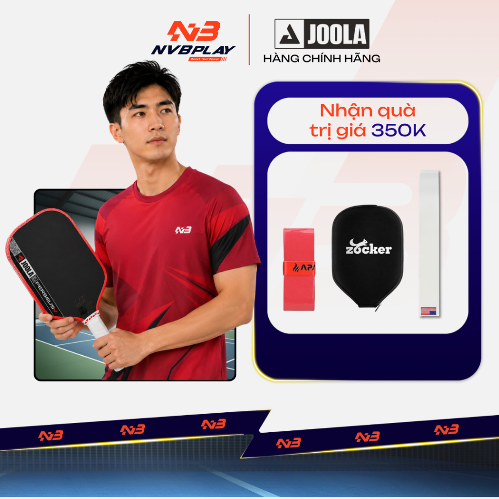 [CHÍNH HÃNG] Vợt Pickleball Joola Pro V Perseus, Hyperion, Agassi (14mm/16mm) - Carbon Cao Cấp, Kiểm