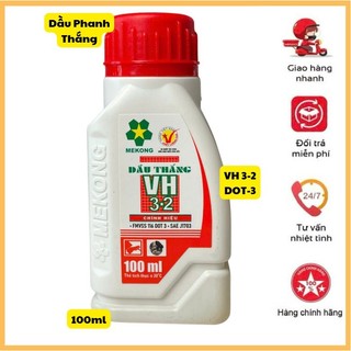 🎁 Dầu Phanh Thắng Mekong VH 3-2 100ml tiện dùng cho hệ thống phanh xe tải, cơ giới, ô tô