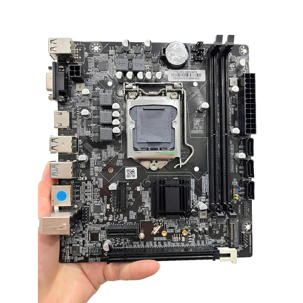 Mainboard - Bo Mạch chủ - Main H110 X-GiGa Oem Mới Fullbox - Cổng Kết Nối VGA/HDMI