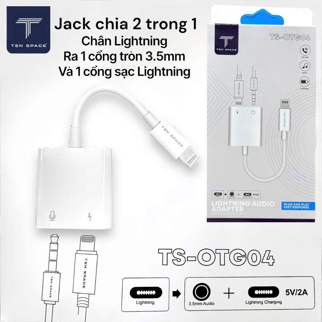 Jack chuyển OTG chân Type-C và Li.g.n.tn.i.ng  Citycase