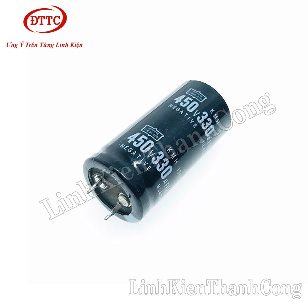 Tụ Hóa 330uF 450V Chân Cứng Kích Thước 25x50mm Tháo Máy