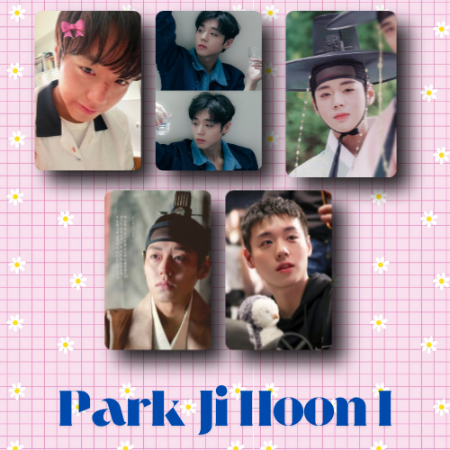 (UNOFFICAL) Bộ card sưu tầm fanmade Park Ji Hoon giấy C300 ép nhựa
