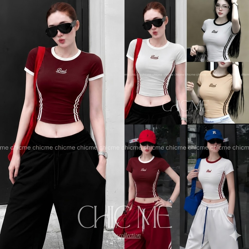 [MỞ BÁN] Áo Thun Body BAD Viền kẻ Cá tính - Cotton Co Giãn 4 Chiều Đã xử lý CO RÚT [M18] | BigBuy360 - bigbuy360.vn