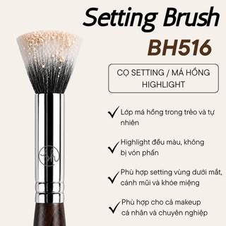 Cọ Má Hồng Kem Setting Lông Thưa BH Cosmetics Setting Brush BH516