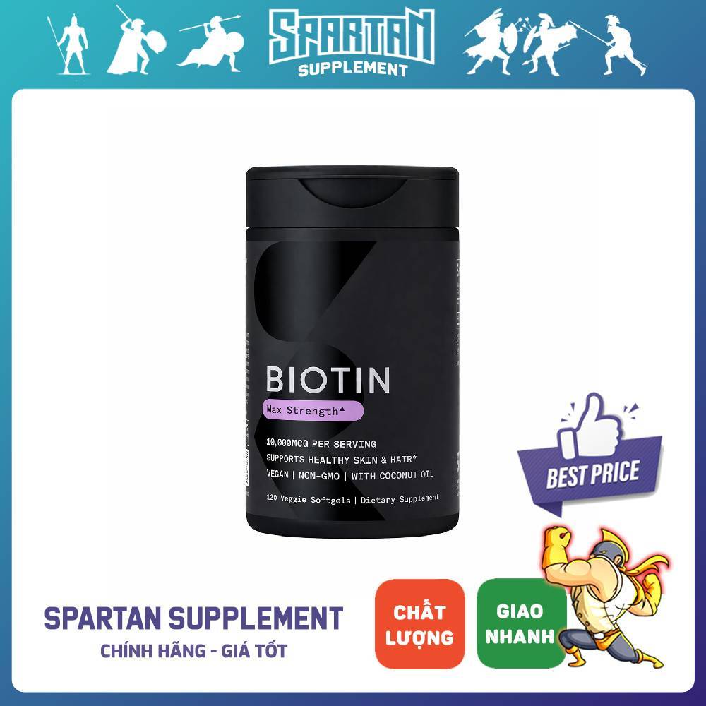 Sports Research Biotin 10000mcg Viên Uống Bổ Sung Biotin Hằng Ngày
