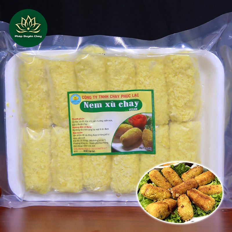 [HN] Thực phẩm chay - Nem Xù Chay Phúc Lạc 500g