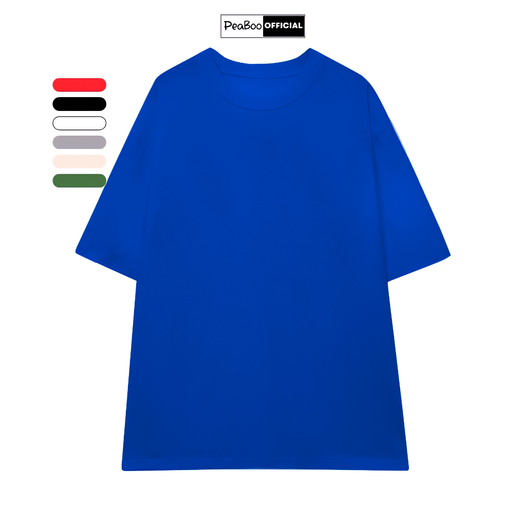 Áo Thun Unisex By PEABOO Mã TN Meto Chất Cotton Form Rộng Tay Lỡ Cho Nam Nữ