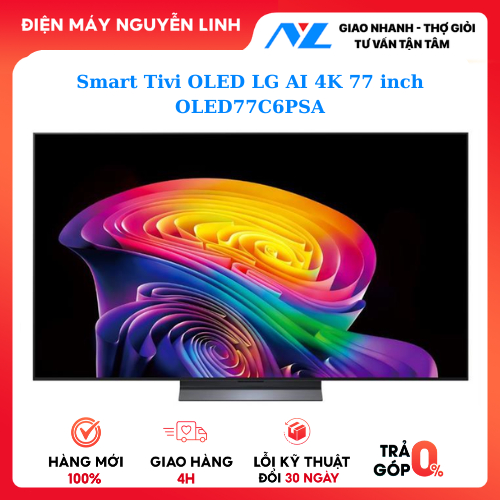 Smart Tivi OLED LG AI 4K 77 inch OLED77C6PSA