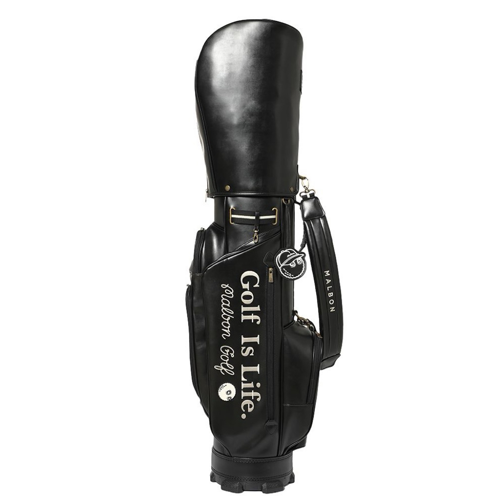 Túi Gậy Golf Caddy Bag Malbon "Golf Is Life" Cao Cấp – Túi Đựng Gậy Golf Da PU Chuyên Nghiệp( Malbon