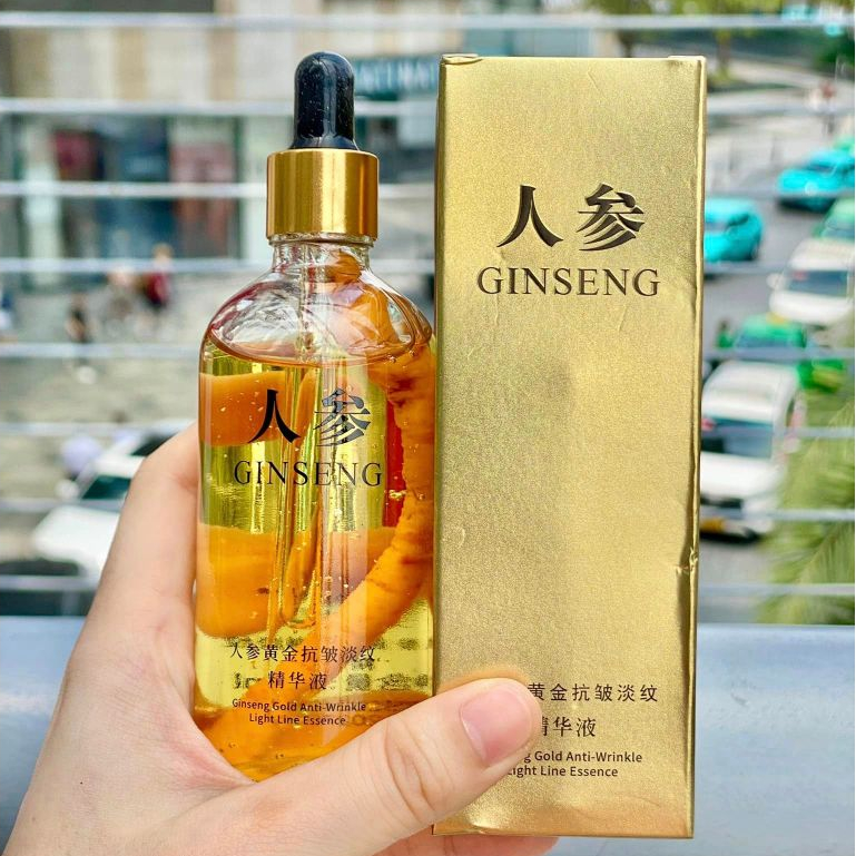 Serum dưỡng da trẻ hóa xóa nhăn Nhân Sâm Vàng Biaoquan Ginseng 100ml