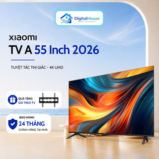 Smart Tivi Xiaomi A 55 Inch Google TV 4K 2026, Có Tiếng Việt - Bảo Hành 24 Tháng Chính Hãng