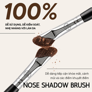 Cọ Đánh Khối Mũi Che Khuyết Điểm Đầu Vát Xéo Bh Cosmetics Nose Shadow Brush BH526