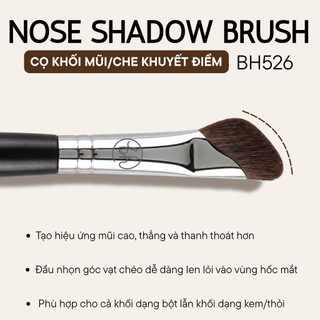 Cọ Đánh Khối Mũi Che Khuyết Điểm Đầu Vát Xéo Bh Cosmetics Nose Shadow Brush BH526