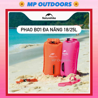 Phao bơi kiêm túi khô Naturehike NH17S001-G 18L/25L, dùng bơi lội, du lịch, cắm trại, dã ngoại