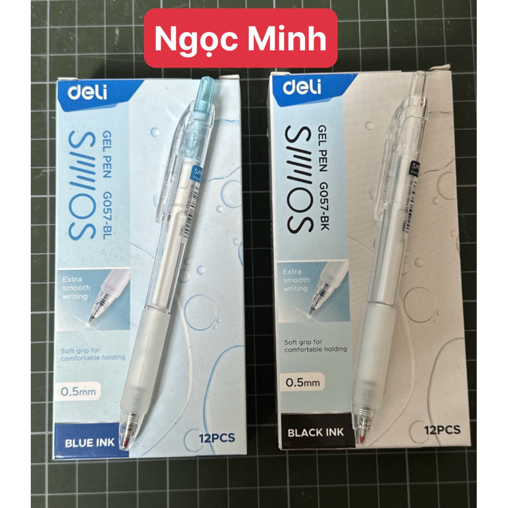 Combo 12/6/2 cây bút gel Deli G057(shop có bán ruột G97 thay)